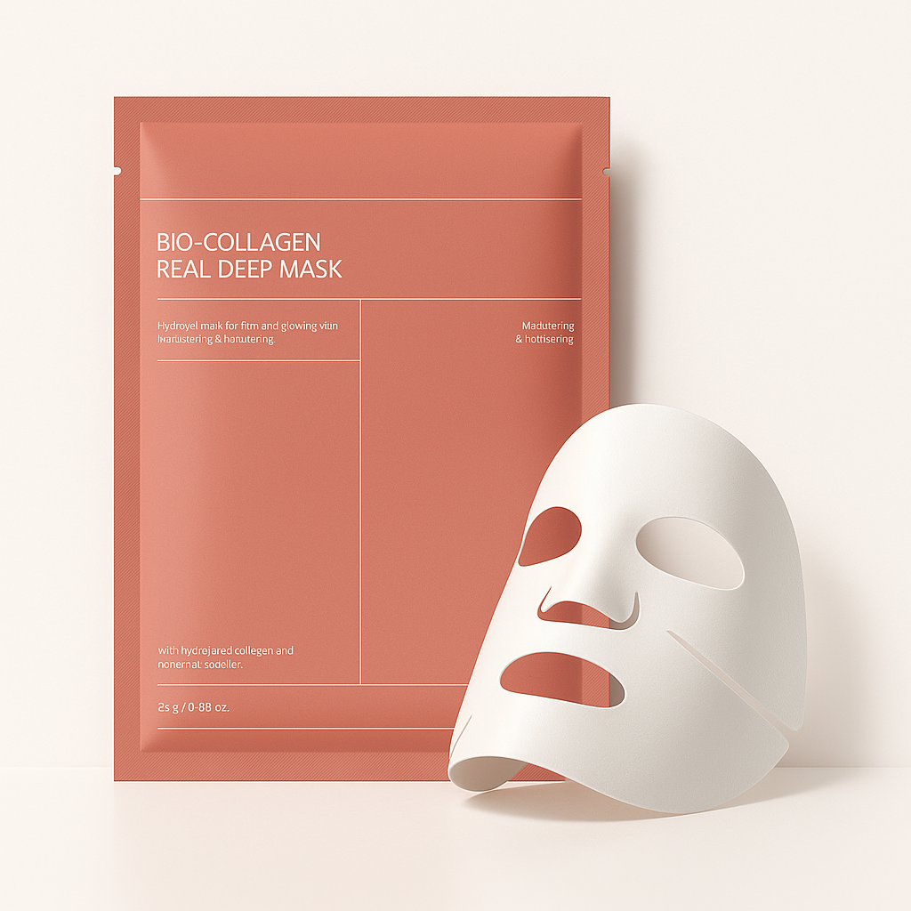 Bio-Collagen Real Deep Mask – Masque Tissu Anti-Âge Hydratant et Raffermissant